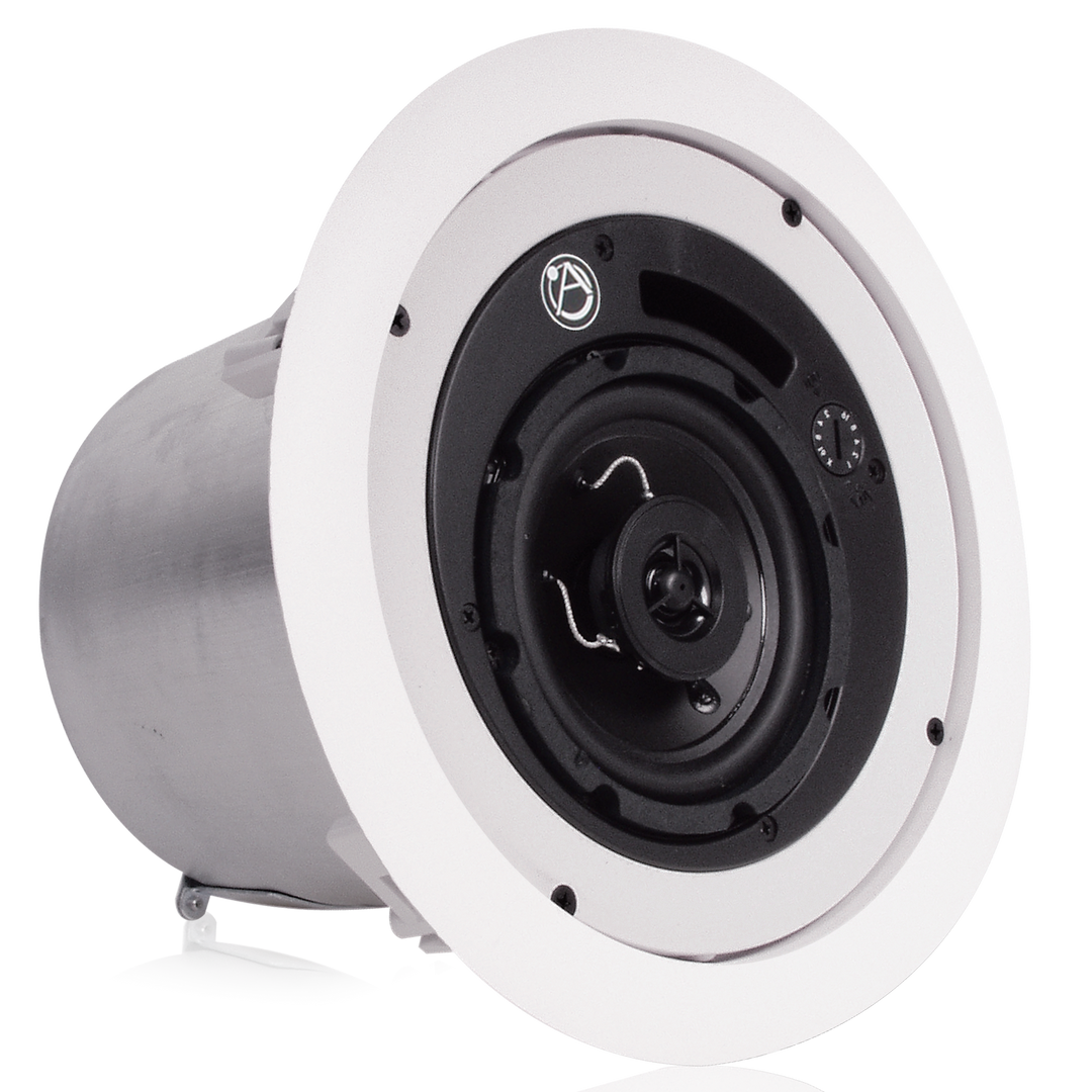 ATLASIED 4" In-Ceiling Coaxial Speaker System 707v100v16W Transmer 8? Bypass