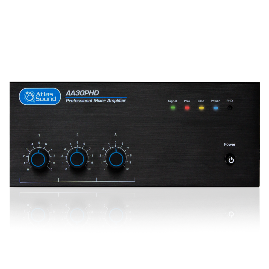 ATLASIED Mixer Amplifier 3 Input 30 Watt With Automatic System Test Phd