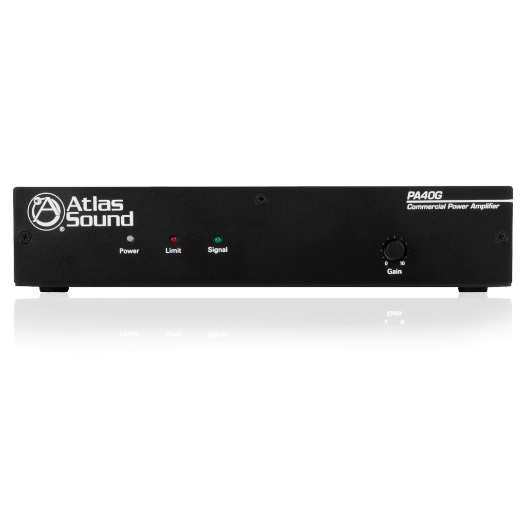 ATLASIED Power Amplifier 40w Single Channel Global Power Supply