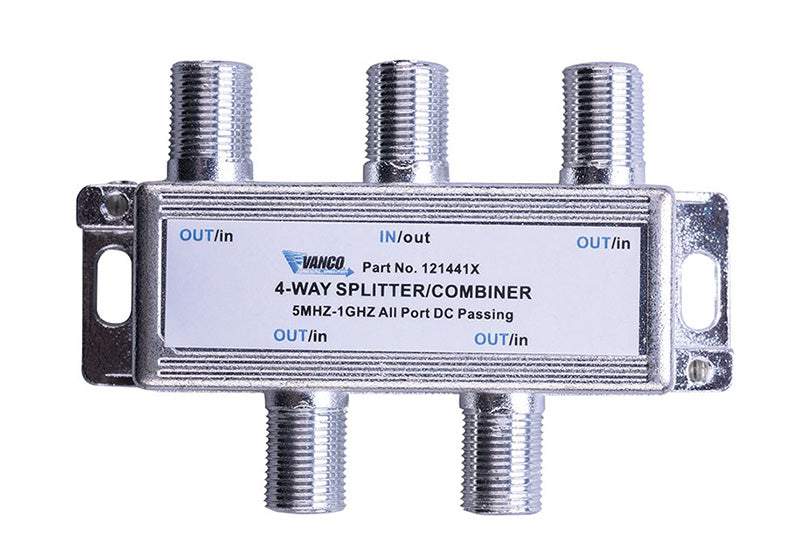 VANCO 4-Way Splitter/Combiner