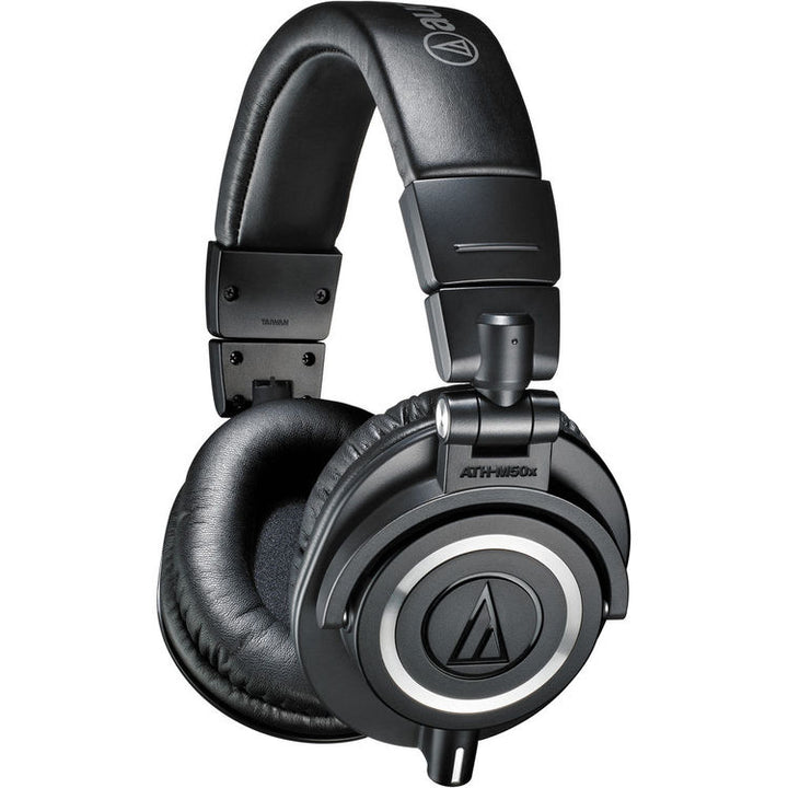 Audio-Technica ATH-M50x Closed-Back Monitor Headphones, Black