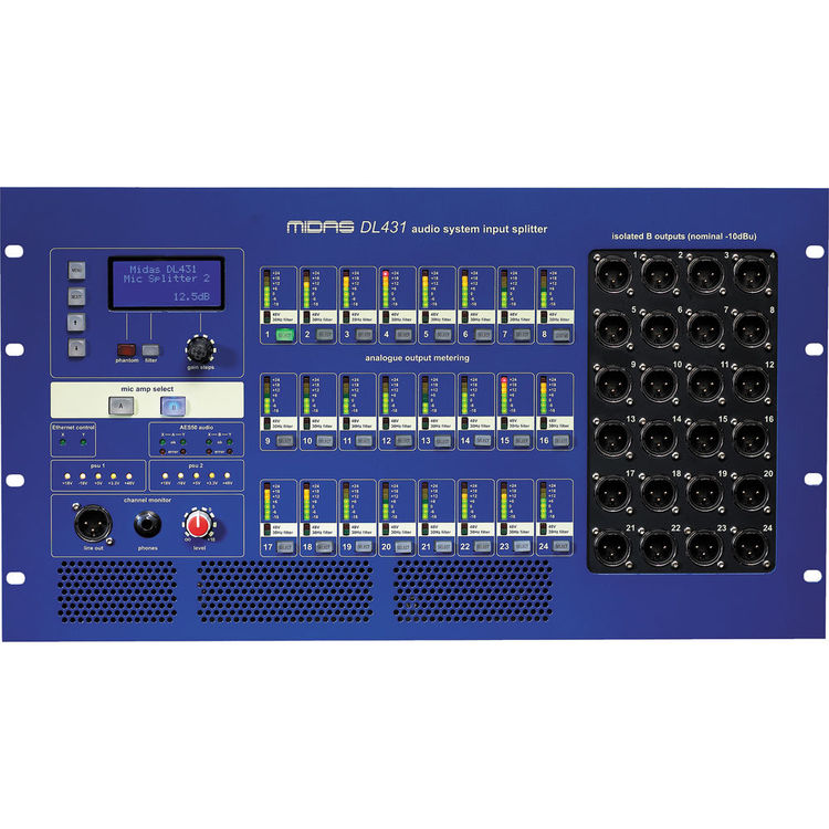 Midas DL431 Input Splitter Unit front view