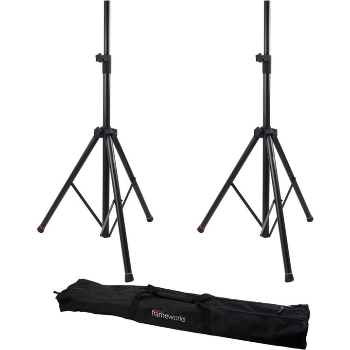 Gator Frameworks Pair of GFW-SPK-3000 Speaker Stands with Carry Bag