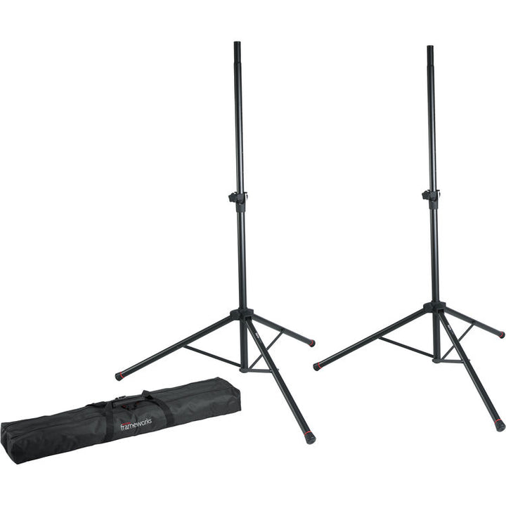 Gator Frameworks Pair of GFW-SPK-2000 Speaker Stands with Carry Bag