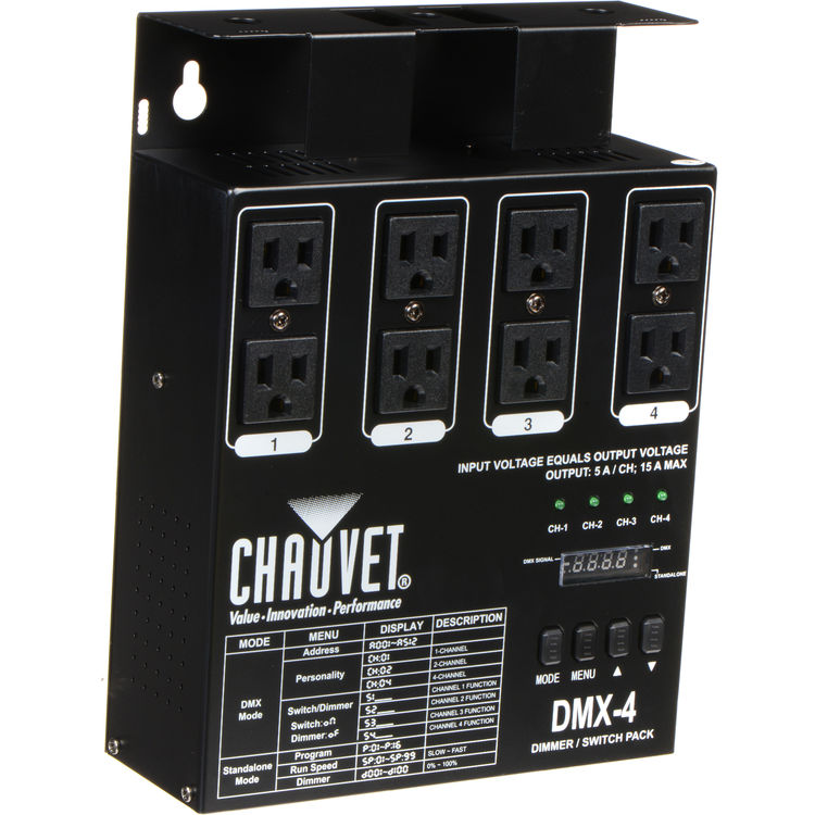 CHAUVET DJ DMX-4 4-Channel Dimmer Pack