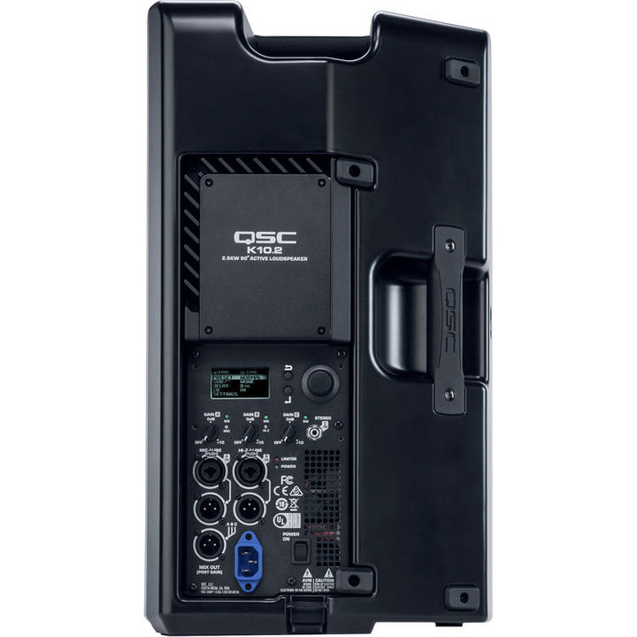 QSC K10.2 Two-Way 10" 2000W Powered PA Speaker with Integrated Speaker Processor