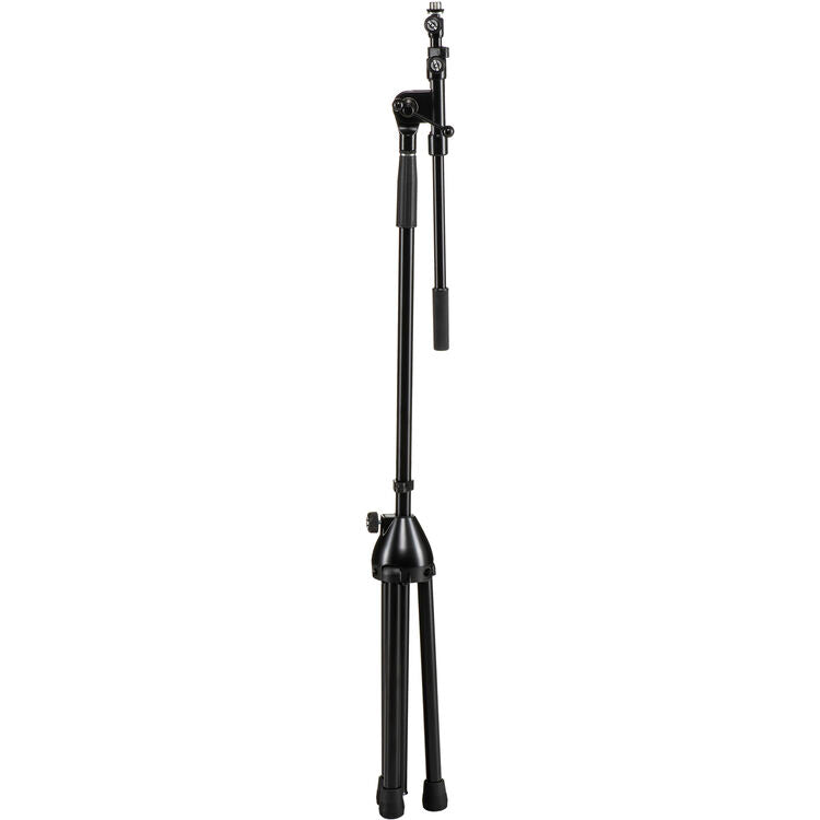 K&M 210/9 Tripod Microphone Stand with Telescoping Boom, Black