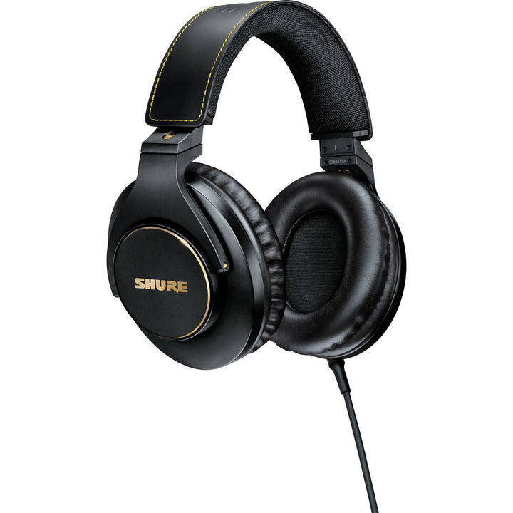 Shure SRH840A Closed-Back Over-Ear Professional Monitoring Headphones for accurate sound monitoring.