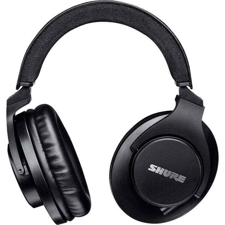 Shure SRH440A studio headphones in black offering closed-back design for monitoring and DJ mixing.