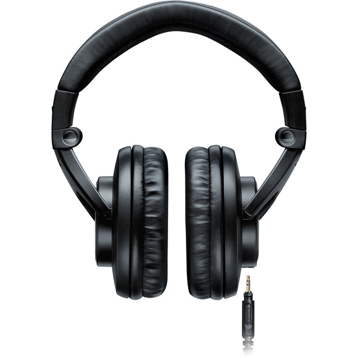 Shure SRH840A Closed-Back Over-Ear Professional Monitoring Headphones for audio professionals and critical listening.