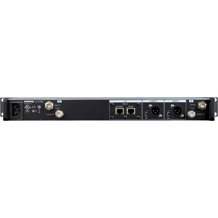 Shure ULXD4D-GV Dual-Channel Digital Wireless Receiver with Always-On Encryption