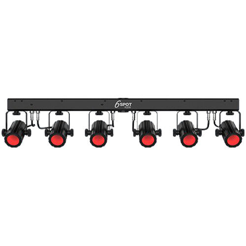 Chauvet DJ 6SPOT RGB W LED Spot Lighting System with RGBW color mixing