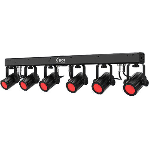 Chauvet DJ 6SPOT RGB W LED Spot Lighting System with RGBW color mixing