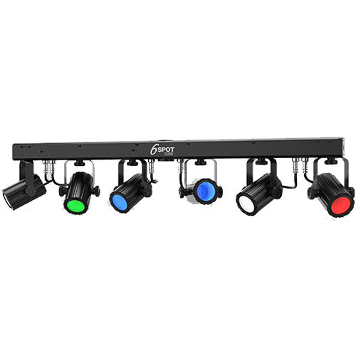 Chauvet DJ 6SPOT RGB W LED Spot Lighting System with RGBW color mixing
