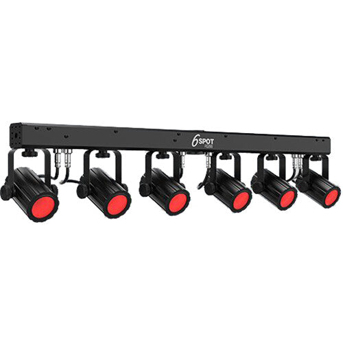 Chauvet DJ 6SPOT RGB W LED Spot Lighting System with RGBW color mixing
