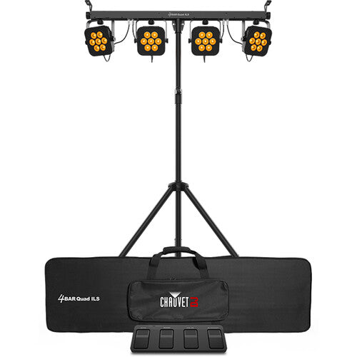 Chauvet DJ 4BAR Quad ILS LED Wash Lighting System with RGBAW+UV LEDs
