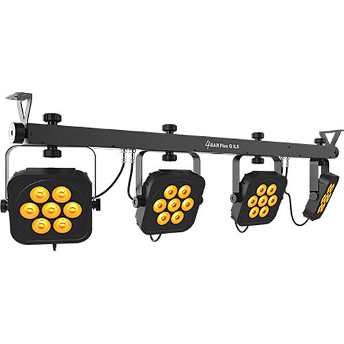Chauvet DJ 4BAR Flex Q ILS Compact Wash Lighting System with Rechargeable Battery