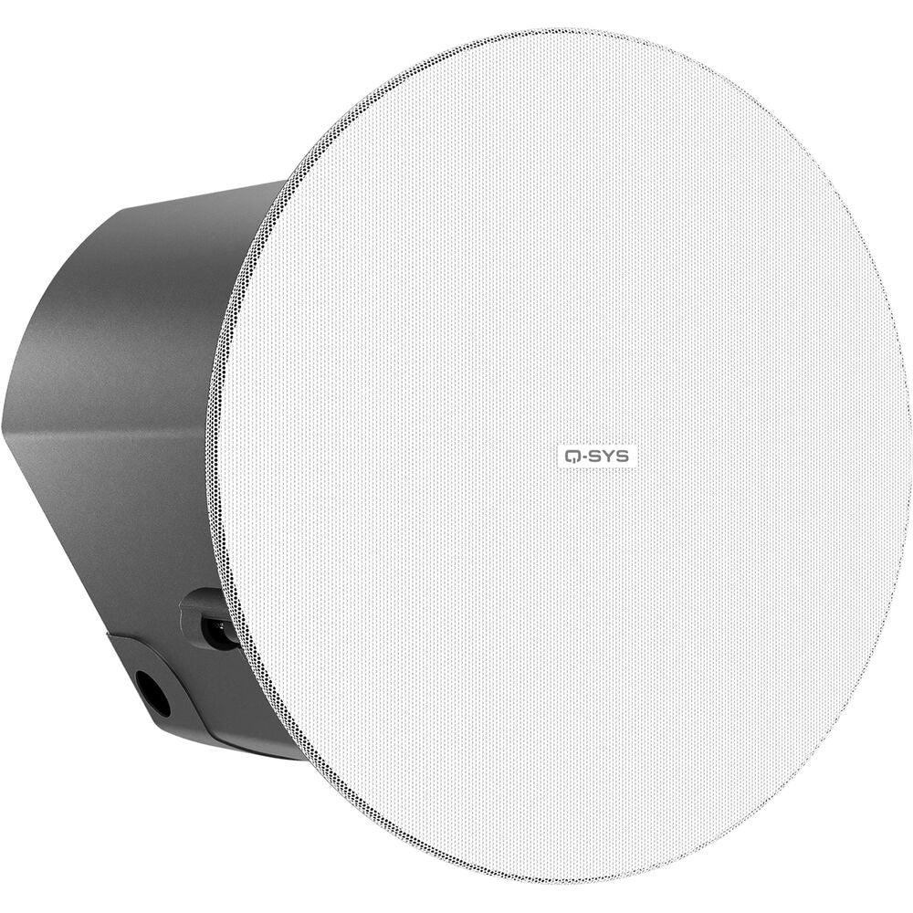 QSC AcousticDesign 6.5" 2-Way Zero-Bezel Ceiling Loudspeaker (Pair, White) (B-STOCK)