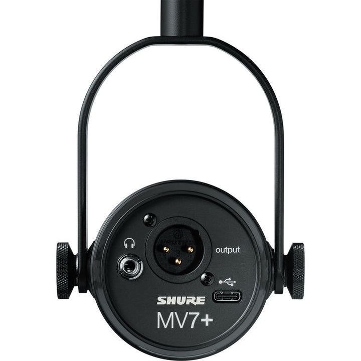 Shure MV7+ Podcast XLR/USB Microphone, Black