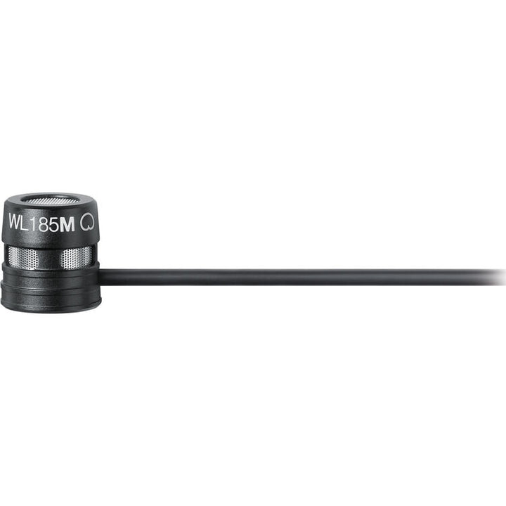 Shure WL185m Low-Profile Cardioid Lavalier Microphone with TA4F Connector, Black