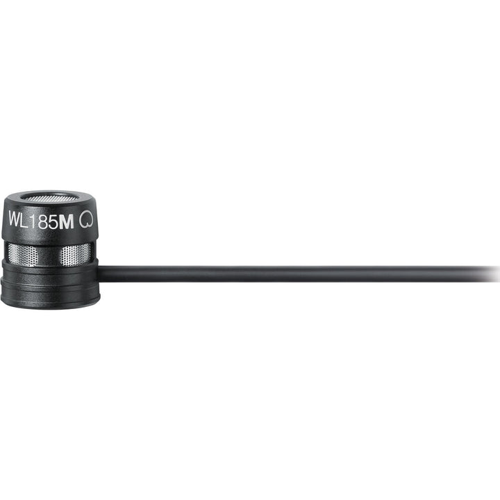 Shure WL185m Low-Profile Cardioid Lavalier Microphone with TA4F Connector (Black) (B-STOCK)