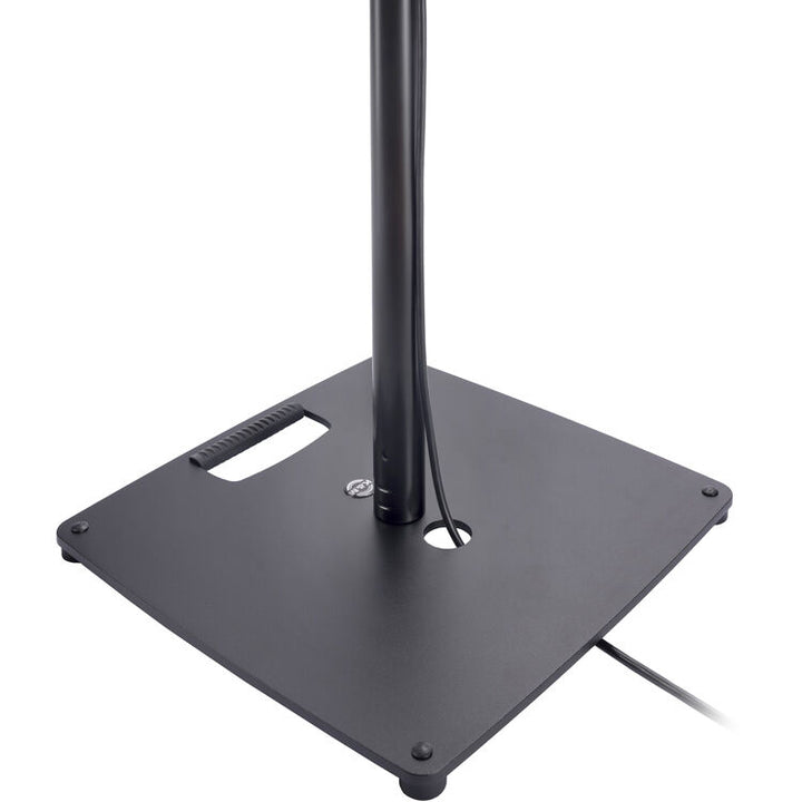 K&M 26731 Speaker Stand with Square Base, Black