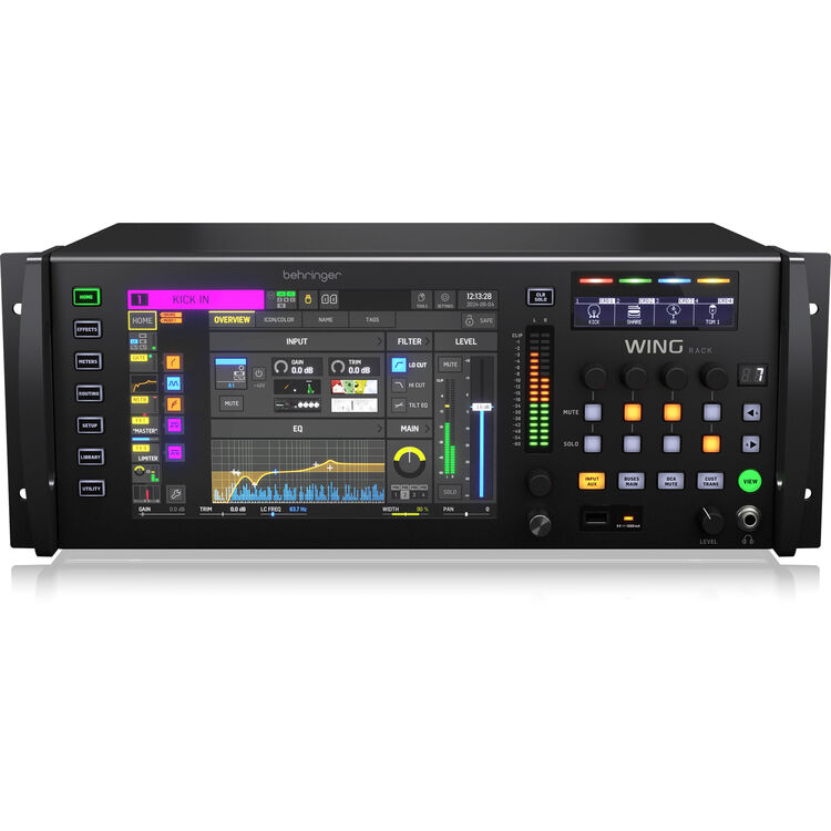 Behringer WING RACK 48-Channel / 28-Bus Full-Stereo Digital Mixing Console (Pro Black, 4 RU)