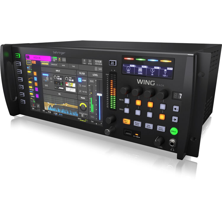 Behringer WING RACK 48-Channel / 28-Bus Full-Stereo Digital Mixing Console (Pro Black, 4 RU)