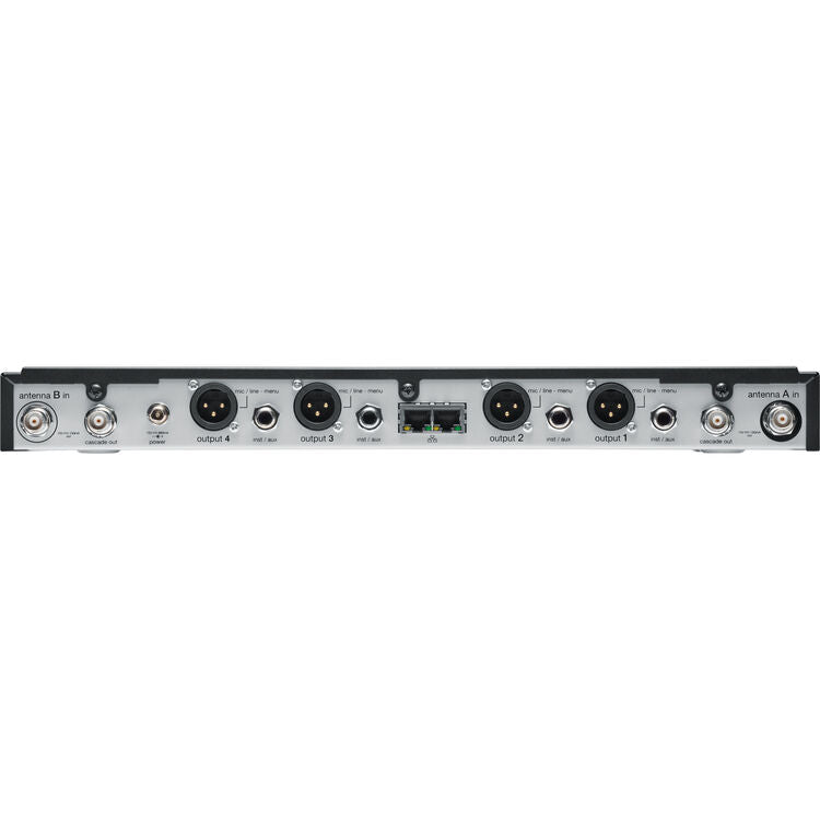 Shure SLXD4Q+ Quad-Channel Digital Wireless Receiver (G57: 470 to 608 MHz)