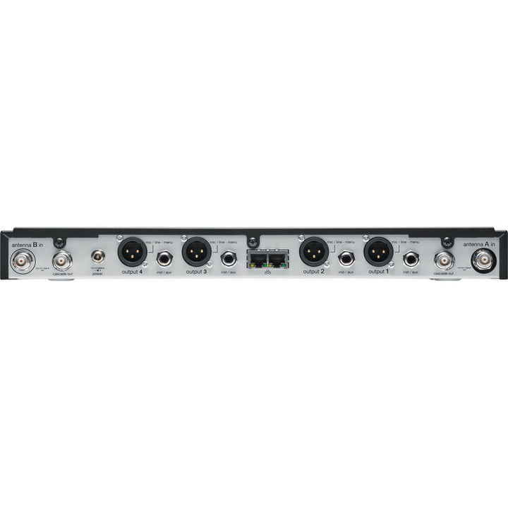 Shure SLXD4Q+ Quad-Channel Digital Wireless Receiver (G57: 470 to 608 MHz)