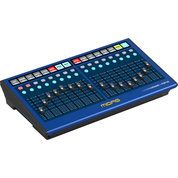 Midas HD96-FB16 Portable 16-Channel Fader Bay for HD Console Series