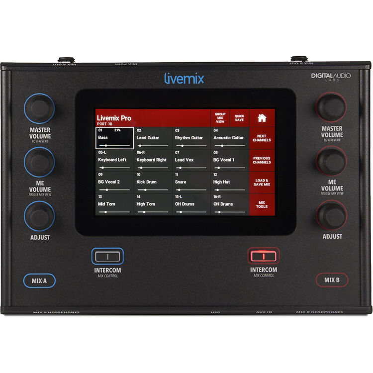 Digital Audio Labs Livemix Pro Duo 2-user Personal Monitor Mixer