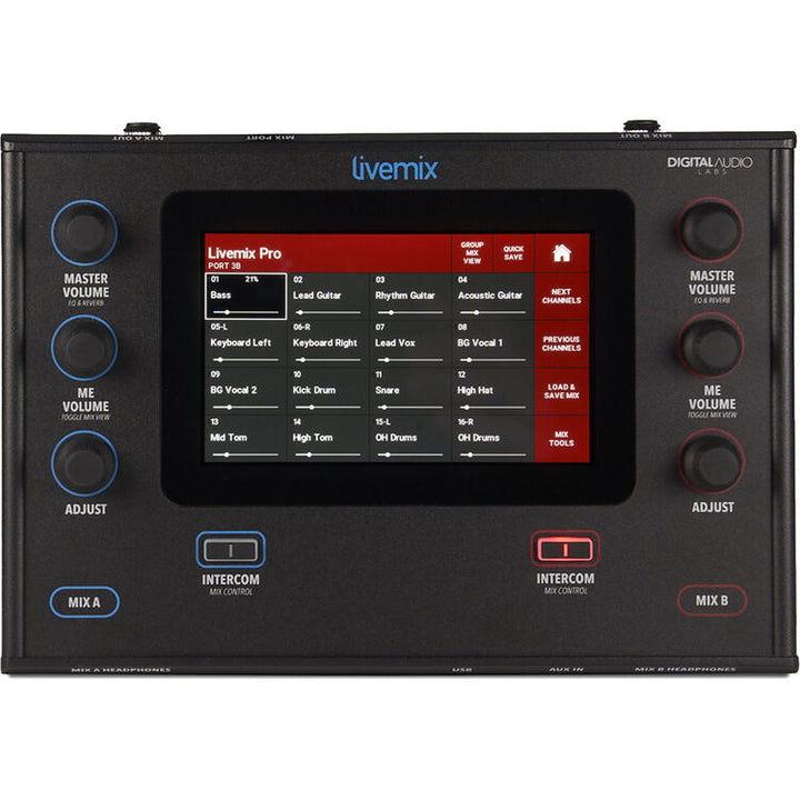 Digital Audio Labs Livemix Pro Duo 2-user Personal Monitor Mixer