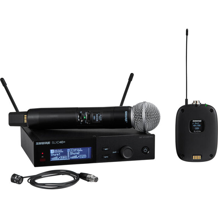 Shure SLXD124+/85M Digital Wireless Combo Microphone System (G57: 470 to 608 MHz)