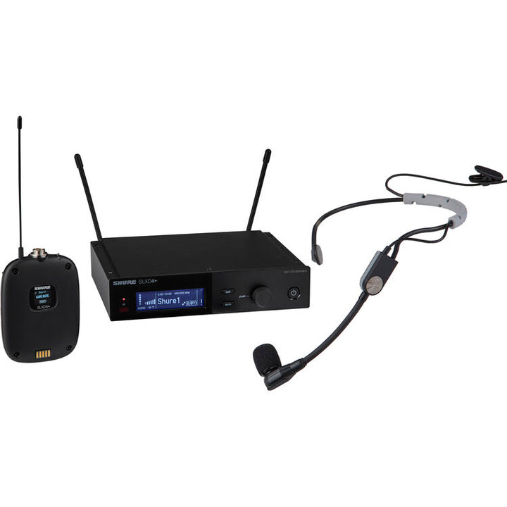 Shure SLXD14+/SM35 Digital Wireless Cardioid Performance Headset Microphone System (G57: 470 to 608 MHz)