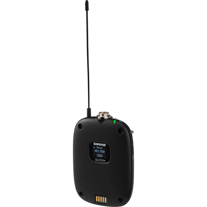 Shure SLXD14+/93 Digital Wireless Omni Lavalier Microphone System (G57: 470 to 608 MHz)