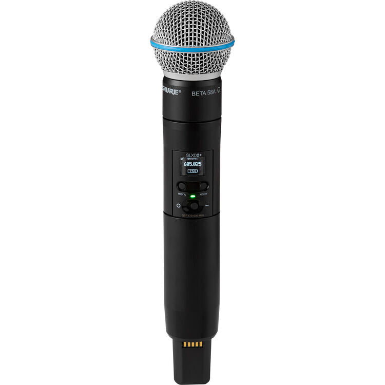 Shure SLXD24+/B58 Digital Wireless Handheld Microphone System with Beta 58A Capsule (G57: 470 to 608 MHz)