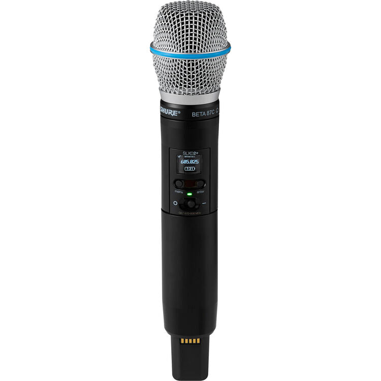 Shure SLXD24+/B87A Digital Wireless Handheld Microphone System with Beta 87A Capsule (G57: 470 to 608 MHz)
