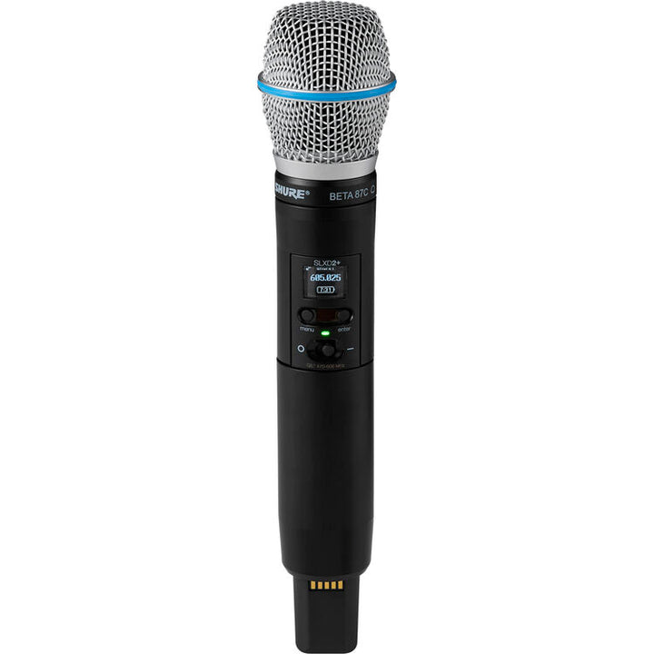 Shure SLXD24+/B87A Digital Wireless Handheld Microphone System with Beta 87A Capsule (G57: 470 to 608 MHz)
