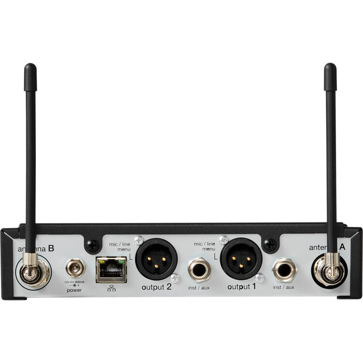 Shure SLXD4D+ Dual-Channel Digital Wireless Rackmount Receiver (G57: 470 to 608 MHz)