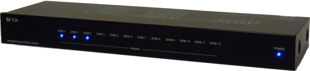 TOA Multi-Zone Speaker Selector. Includes Ad-246 Power Supply