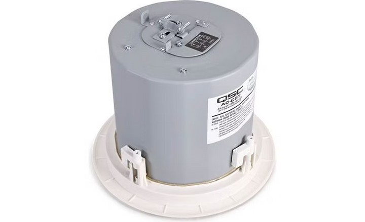 QSC AC-C6T AcousticCoverage Series 6" 2-Way 30W Ceiling Loudspeaker (B-Stock)