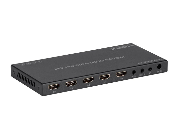 Monoprice Blackbird 4K60 Video Switcher with HDMI plus Audio Extraction (B-Stock)