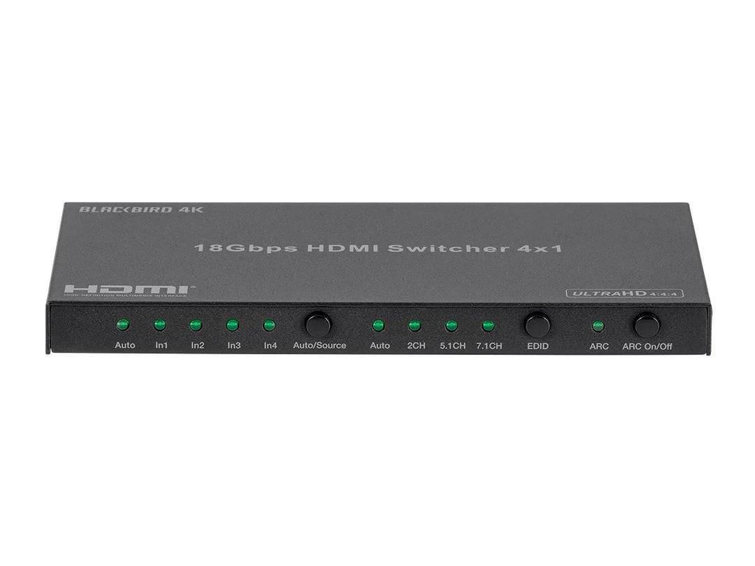 Monoprice Blackbird 4K60 Video Switcher with HDMI plus Audio Extraction (B-Stock)