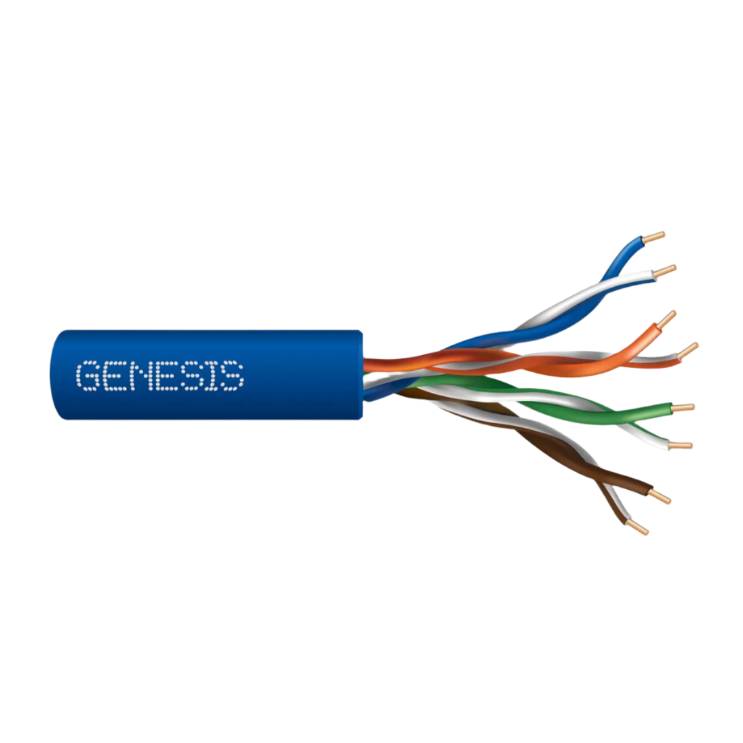 GENESIS Cat5e 24g Riser 1000' Box Black