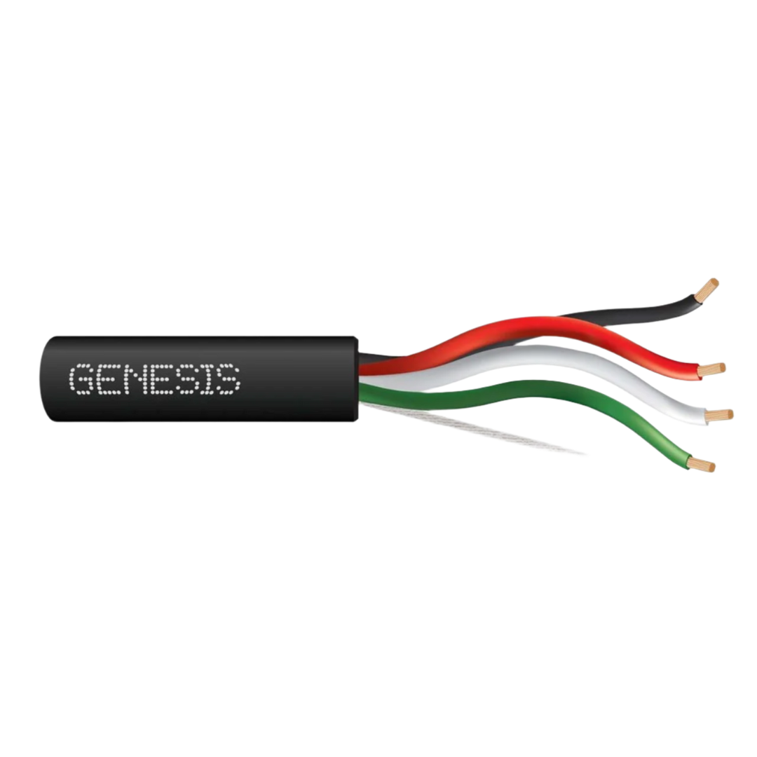 GENESIS 14/4 Stranded Audacious Direct Burial 500' Reel Black