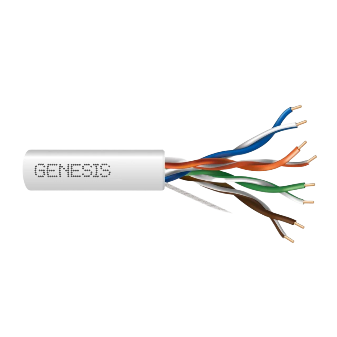 GENESIS Cat6 23g Riser 1000' Box Blue