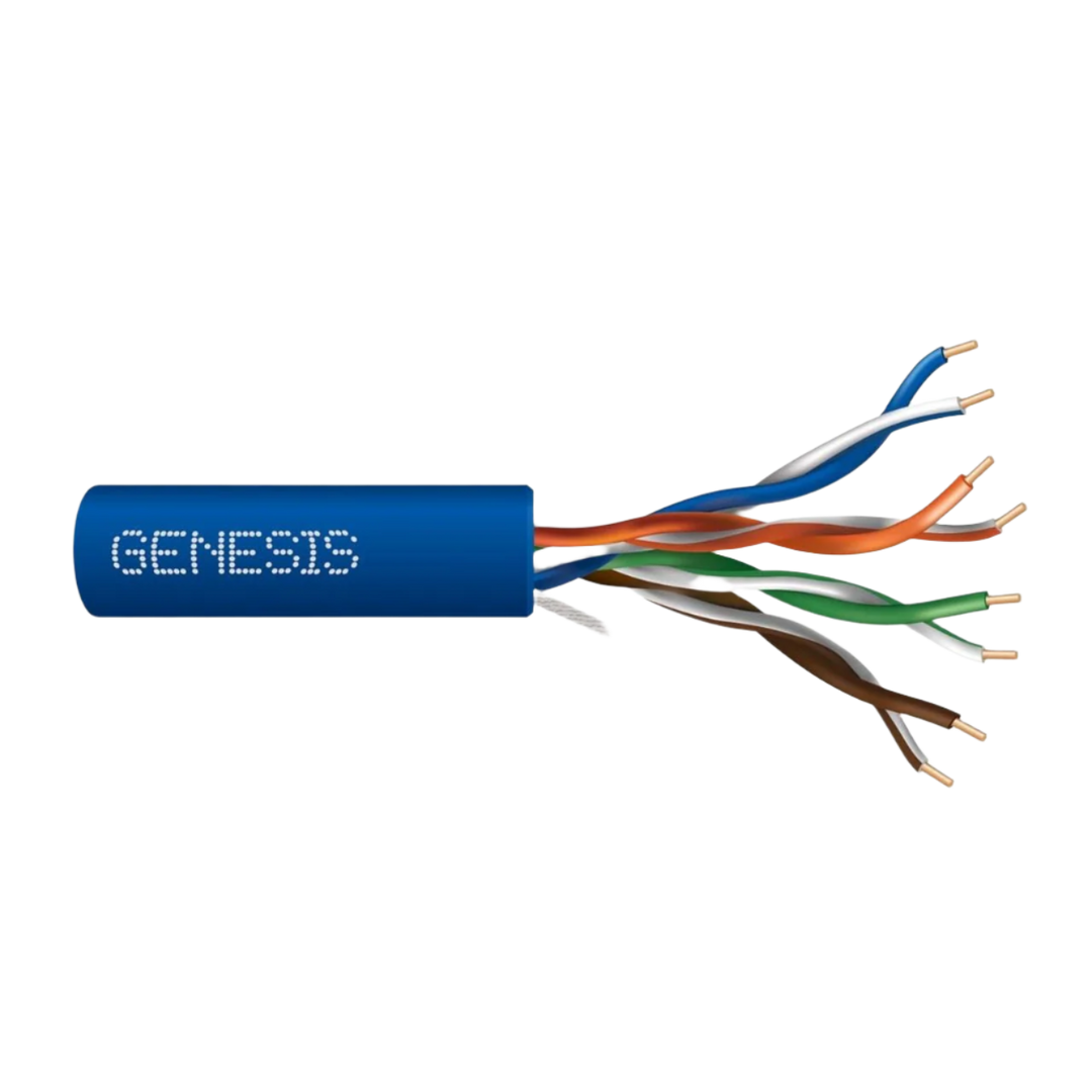 GENESIS Cat6 23g Riser 1000' Box White