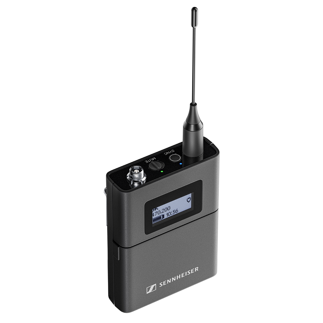 Sennheiser BODYPACK WITH 3-PIN PLUG Bodypack Transmitter With 3-PIN Connector with 520 - 607.8 MHz
