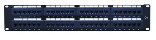 VANCO Cat6 Patch Panels 48 Port 2 Rack Space Unit